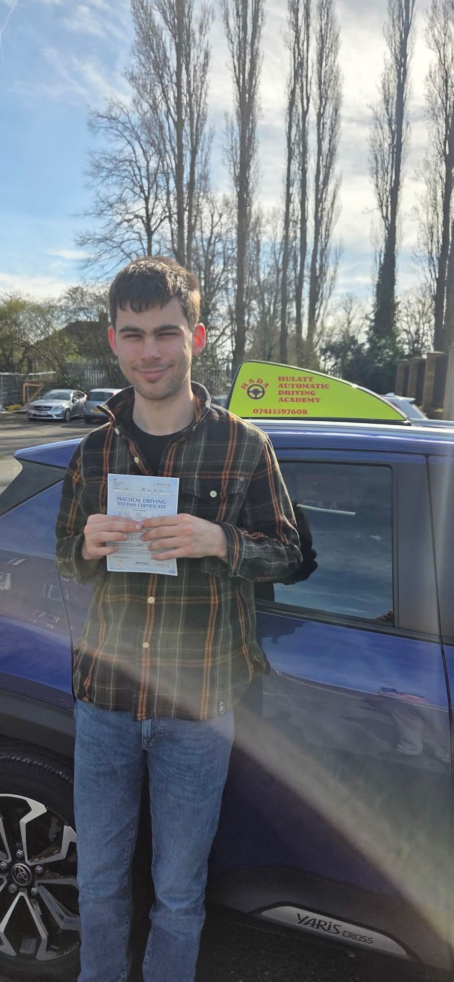 Hulatt Automatic Driving Academy learner pass photo 5